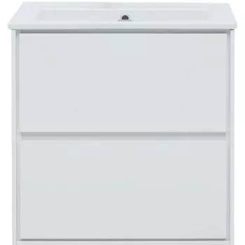 Тумба под раковину Aquanet Мокка подвесная 65 см цвет белый