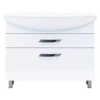 Тумба под раковину Vigo Moss 105 см, цвет белый