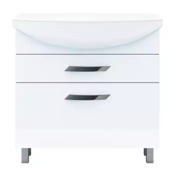 Тумба под раковину Vigo Moss 85 см, цвет белый