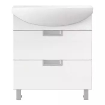 Тумба под раковину Vigo Vento Best напольная 71.4 см цвет белый