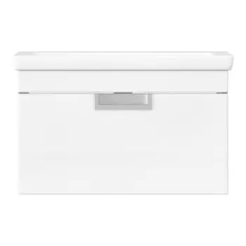 Тумба под раковину Vigo Vento Como подвесная 66.4 см цвет белый