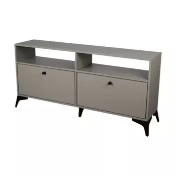 Тумба под телевизор Kub Моно 140x54x32 см ЛДСП цвет серый