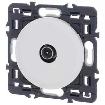 ТВ-розетка Legrand Celiane, оконечная, цвет белый