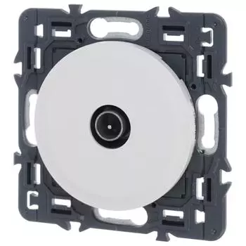 ТВ-розетка Legrand Celiane, проходная, цвет белый
