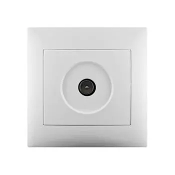 ТВ-розетка Lexman Lika цвет белый