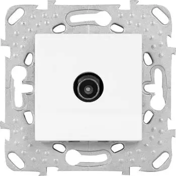 ТВ-розетка одиночная встраиваемая Schneider Electric Unica шлейф, цвет бежевый