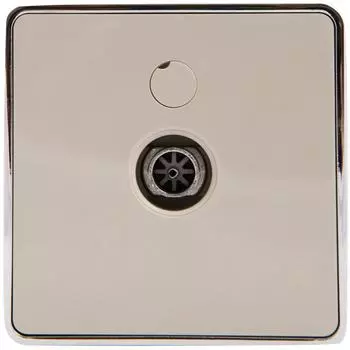 ТВ-розетка оконечная накладная Werkel Gallant звезда цвет слоновая кость