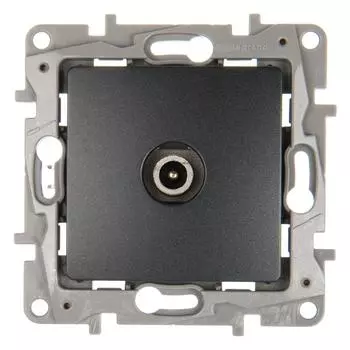 Розетка TV (телевизионная) - Legrand Etika - оконечная - антрацит