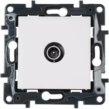 Розетка TV (телевизионная) - Legrand Structura - оконечная - белый