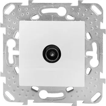 ТВ-розетка оконечная встраиваемая Schneider Electric Unica шлейф, цвет бежевый