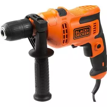 Ударная дрель Black&amp;Decker BEH200-QS, 500Вт
