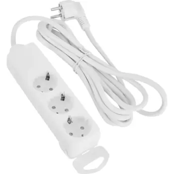 Удлинитель бытовой Lexman 3 розетки с заземлением 3x1.5 мм 3 м 3500 Вт с креплением