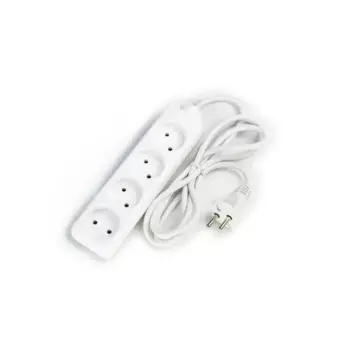 Удлинитель бытовой Защита Про 4 розетки без заземления 2x0.75 мм 1.8 м цвет белый
