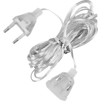 Удлинитель для гирлянд Oxion 1 розетка без заземления 2x0.2 мм 3 м