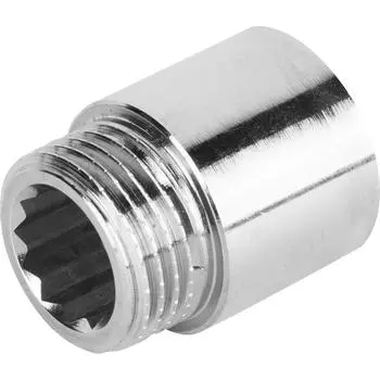 Удлинитель Equation 1/2"x1/2" 20 мм ВР-НР латунь 171817