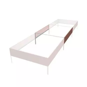 Удлинитель грядки 0.7x1 м коричневый