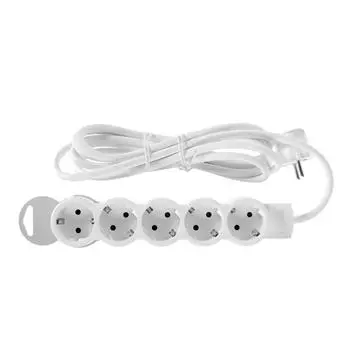 Удлинитель с заземлением Legrand 5 розеток 3 м цвет серый