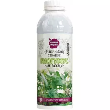 Удобрение биогумус Садовые рецепты для рассады 0.5 л