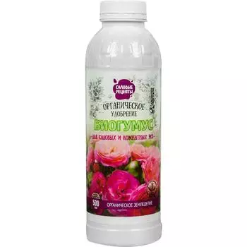 Удобрение биогумус Садовые рецепты для роз 0.5 л