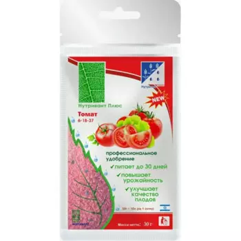 Удобрение Нутривант Плюс Томат 6-18-37 30 г