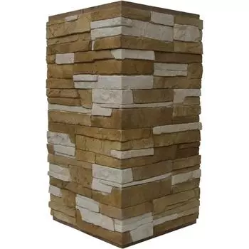 Угловой камень искусственный White Hills Хайлэнд бежевый 1.04 м.п.