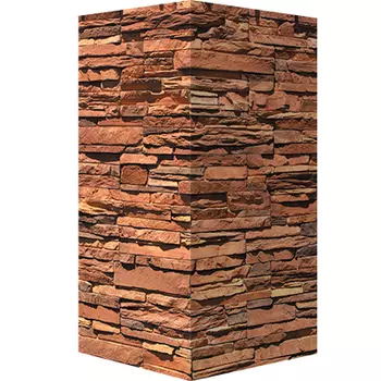 Угловой камень искусственный White Hills Кросс Фелл коричневый 1.6 м.п.