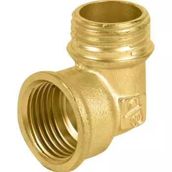 Угол 90° Aquabeam 1/2"x1/2" ВР-НР латунь ABR.092.Y.0004