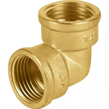 Угол 90° Aquabeam 1/2"x1/2" ВР латунь ABR.090.Y.0004