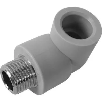 Угол комбинированный 90° FV-Plast 1/2"x20 мм НР полипропилен 216020