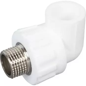 Угол комбинированный 90° Ростерм 1/2"x20 мм НР полипропилен