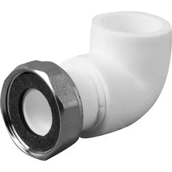 Угол комбинированный 90° РВК 1 1 1/4"x32 мм ВР полипропилен 02110