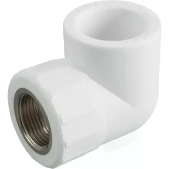 Угол комбинированный 90° Ростурпласт 3/4"x32 мм ВР полипропилен