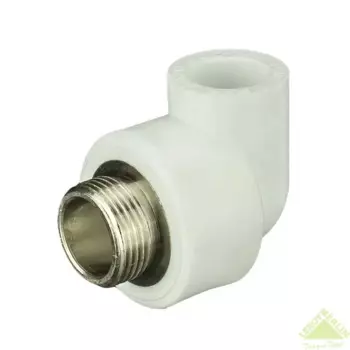 Угол комбинированный 90° РВК 3/4"x20 мм НР ВП полипропилен 021004