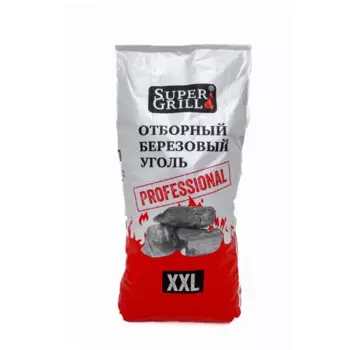 Уголь берёзовый отборный Supergrill 8 кг