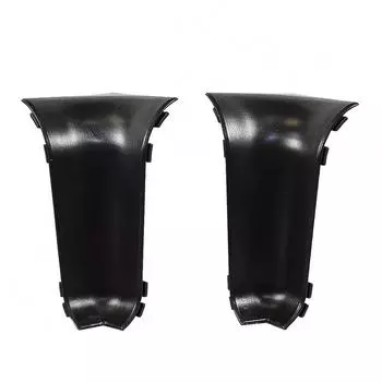 Угол для плинтуса внутренний «Чёрный», высота 60 мм, 2 шт.