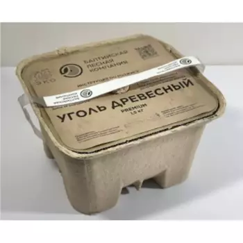 Уголь дуб/береза 1.5 кг короб