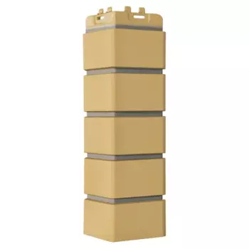 Угол Grand Line Design Клинкерный кирпич цвет песочный со швом RAL7006