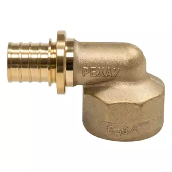 Угол комбинированный 90° Рехау 3/4"х20 мм ВР-НР латунь