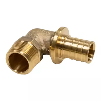 Угол комбинированный 90° Рехау 3/4"х25 мм НР латунь