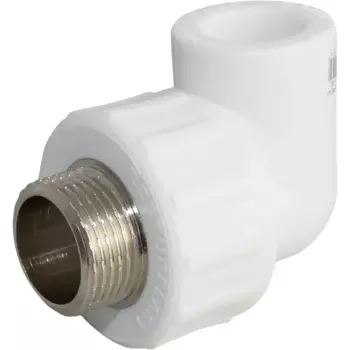 Угол комбинированный 90° Ростурпласт 3/4"x20 мм НР полипропилен