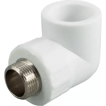 Угол комбинированный 90° Ростурпласт 3/4"x32 мм НР полипропилен