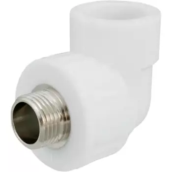 Угол комбинированный 90° Valfex 1/2"x25 мм НР полипропилен 10126125