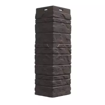 Угол наружный Dacha Песчаник слоистый цвет тёмно-коричневый