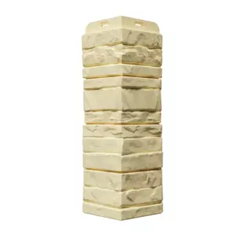 Угол наружный для фасадных панелей Docke Сланец цвет светло-желтый