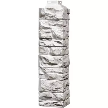 Угол наружный Fineber Скала цвет белый