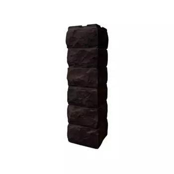 Угол наружный Fineber Скол цвет темно-коричневый