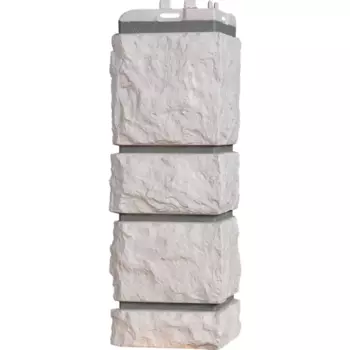 Угол наружный Grand Line Камелот цвет молочный шов RAL 7006