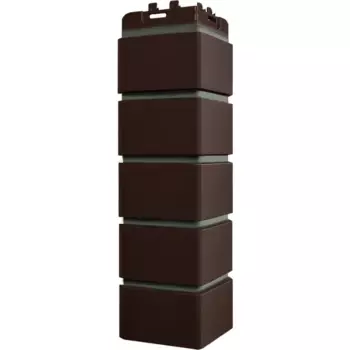 Угол наружный Grand Line Клинкерный кирпич цвет шоколадный шов RAL 7006