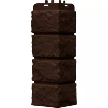 Угол наружный Grand Line Колотый камень цвет шоколадный