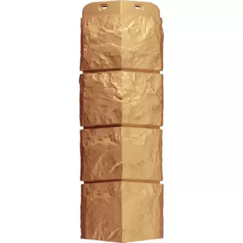 Угол наружный под камень Dcke цвет пекан